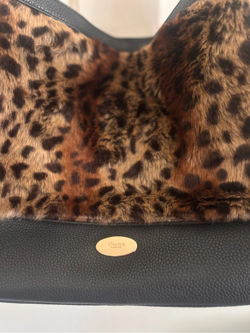 Dune London Leopard Fur Bag - New